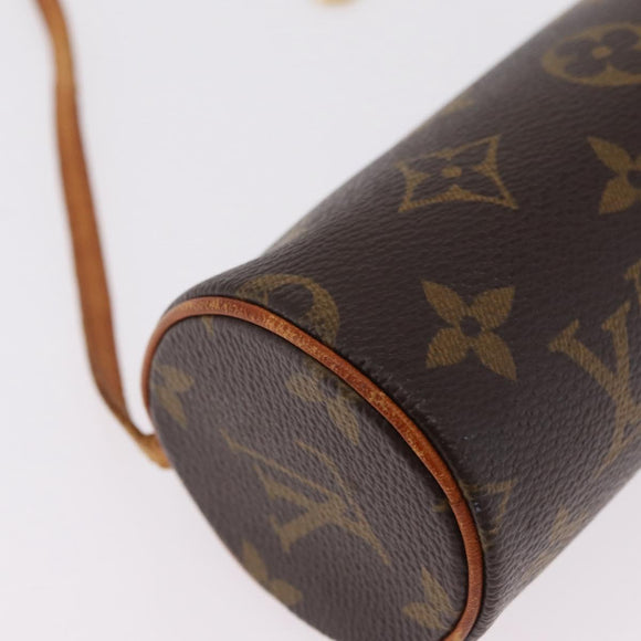 LOUIS VUITTON Monogram Papillon Pouch LV Auth BA16380
