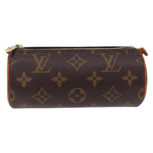 LOUIS VUITTON Monogram Papillon Pouch LV Auth BA16380