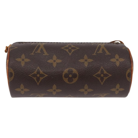 LOUIS VUITTON Monogram Papillon Pouch LV Auth BA16380