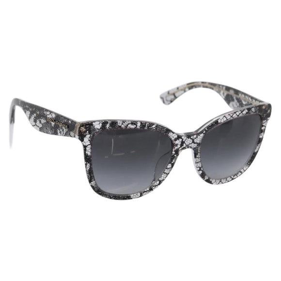 Dolce & Gabbana Sunglasses Plastic Black Gold Auth BA16381V