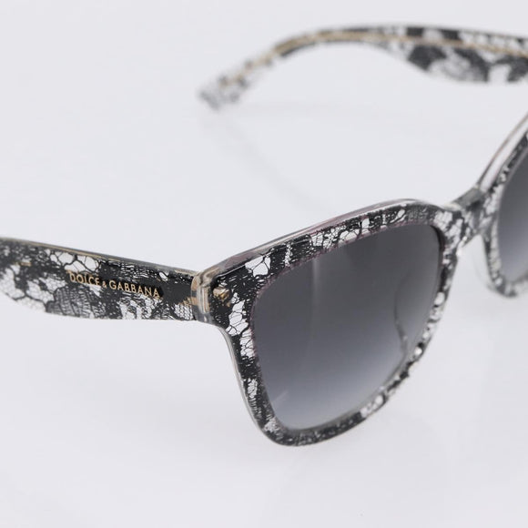 Dolce & Gabbana Sunglasses Plastic Black Gold Auth BA16381V