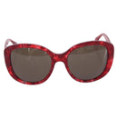 Dolce & Gabbana Sunglasses Plastic Red Gold Auth BA16382V-2