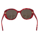 Dolce & Gabbana Sunglasses Plastic Red Gold Auth BA16382V-3