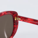 Dolce & Gabbana Sunglasses Plastic Red Gold Auth BA16382V-9