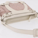 Salvatore Ferragamo Gancini Shoulder Bag Canvas Purple Silver Auth BA16384-7