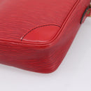 LOUIS VUITTON Epi Danube Shoulder Bag Red M45637 LV Auth BA16385-14