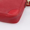 LOUIS VUITTON Epi Danube Shoulder Bag Red M45637 LV Auth BA16385-16