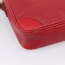 LOUIS VUITTON Epi Danube Shoulder Bag Red M45637 LV Auth BA16385-17