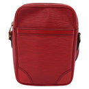 LOUIS VUITTON Epi Danube Shoulder Bag Red M45637 LV Auth BA16385-13