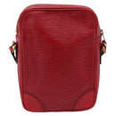 LOUIS VUITTON Epi Danube Shoulder Bag Red M45637 LV Auth BA16385-2