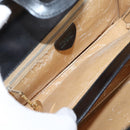 CELINE Hand Bag Leather Black Gold Auth BA16398-10