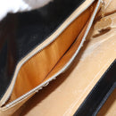 CELINE Hand Bag Leather Black Gold Auth BA16398-11