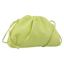 Bottega Veneta Mini The Pouch Leather Green Auth BA16399-1