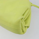 Bottega Veneta Mini The Pouch Leather Green Auth BA16399-13