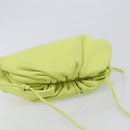 Bottega Veneta Mini The Pouch Leather Green Auth BA16399-6