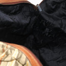 Salvatore Ferragamo Boston Bag Nylon Green Gold Auth BA16400-17