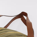 Salvatore Ferragamo Boston Bag Nylon Green Gold Auth BA16400-8