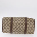 GUCCI GG Supreme Web Sherry Line Hand Bag PVC Beige Gold 40 02 007 Auth BA16404-5