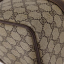 GUCCI GG Supreme Web Sherry Line Hand Bag PVC Beige Gold 40 02 007 Auth BA16404-10