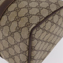 GUCCI GG Supreme Web Sherry Line Hand Bag PVC Beige Gold 40 02 007 Auth BA16404-19