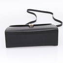 Burberrys Hand Bag Leather 2way Black Silver Auth BA16406A-5