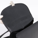 Burberrys Hand Bag Leather 2way Black Silver Auth BA16406A-20