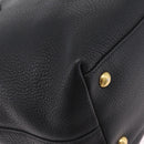 Miu Miu Tote Bag Leather 2way Black Gold Auth BA16407A-15