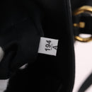 Miu Miu Tote Bag Leather 2way Black Gold Auth BA16407A-11