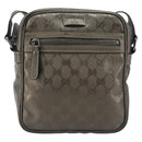 GUCCI GG implementation Shoulder Bag PVC Champagne Gold 233268 Auth BA16408-2