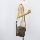 GUCCI GG implementation Shoulder Bag PVC Champagne Gold 233268 Auth BA16408-29