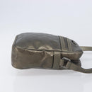 GUCCI GG implementation Shoulder Bag PVC Champagne Gold 233268 Auth BA16408-4