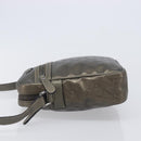 GUCCI GG implementation Shoulder Bag PVC Champagne Gold 233268 Auth BA16408-5