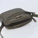 GUCCI GG implementation Shoulder Bag PVC Champagne Gold 233268 Auth BA16408-6