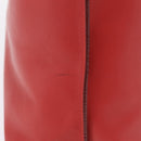LOEWE Tote Bag Leather Red Silver Auth BA16409A-5