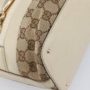GUCCI GG Canvas Horsebit Sherry Line Tote Bag Beige Gold 137385 Auth BA16410-12