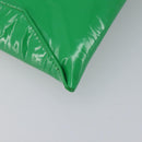 Bottega Veneta Clutch Bag Patent Leather Green Auth BA16415A-11