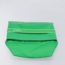 Bottega Veneta Clutch Bag Patent Leather Green Auth BA16415A-14