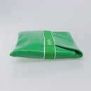 Bottega Veneta Clutch Bag Patent Leather Green Auth BA16415A-4