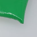 Bottega Veneta Clutch Bag Patent Leather Green Auth BA16415A-9