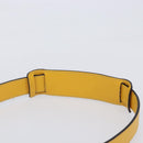 GUCCI Diamante Shoulder Bag Leather Yellow Gold 201448 Auth BA16419A-10
