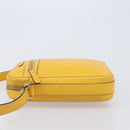 GUCCI Diamante Shoulder Bag Leather Yellow Gold 201448 Auth BA16419A-5