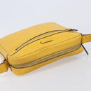GUCCI Diamante Shoulder Bag Leather Yellow Gold 201448 Auth BA16419A-7