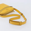 GUCCI Diamante Shoulder Bag Leather Yellow Gold 201448 Auth BA16419A-8