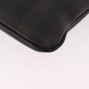 BURBERRY Shoulder Bag PVC Leather Dark Brown Auth BA16422-15