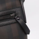 BURBERRY Shoulder Bag PVC Leather Dark Brown Auth BA16422-18