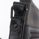 BURBERRY Shoulder Bag PVC Leather Dark Brown Auth BA16422-20