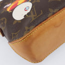 LOUIS VUITTON Monogram panda Trotteur Shoulder Bag M51241 LV Auth BA16423V-9