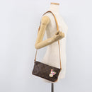 LOUIS VUITTON Monogram panda Trotteur Shoulder Bag M51241 LV Auth BA16423V-26