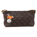 LOUIS VUITTON Monogram panda Trotteur Shoulder Bag M51241 LV Auth BA16423V-2