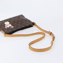 LOUIS VUITTON Monogram panda Trotteur Shoulder Bag M51241 LV Auth BA16423V-7